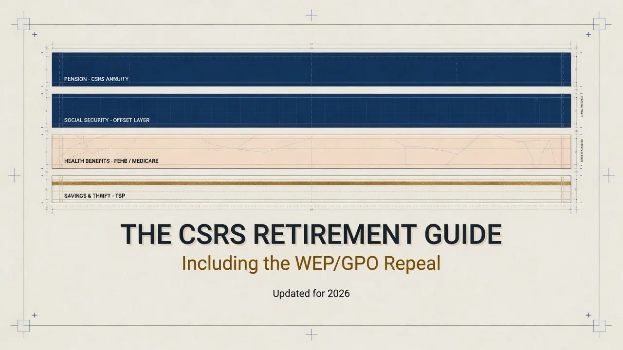 CSRS Retirement Guide — Navigate Legacy Rules, Offset & the WEP/GPO Repeal