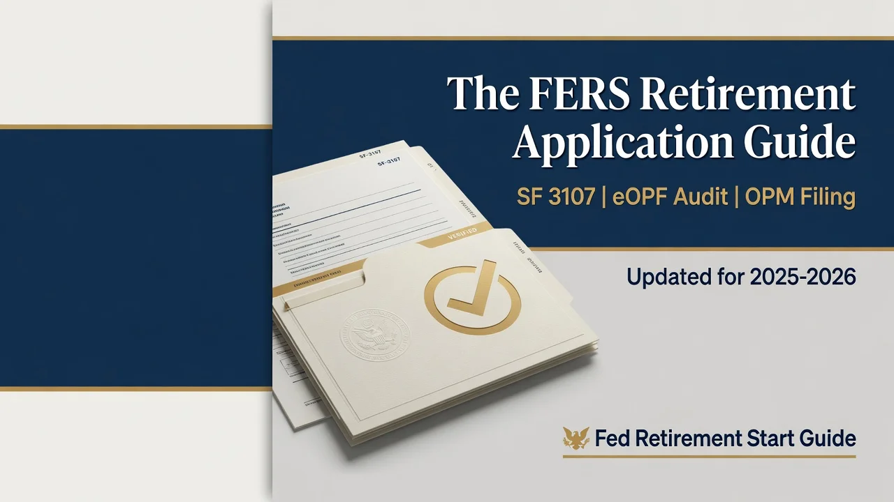 FERS Retirement Application Guide — SF 3107 Filing Audit